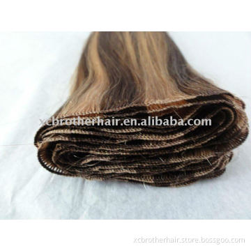 Unique Hand-tied Human Hair Weft